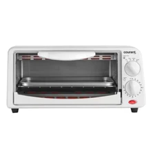 Courant 2-Slice Toaster Oven with Toast Bake and Broil Functions 650-Watt White
