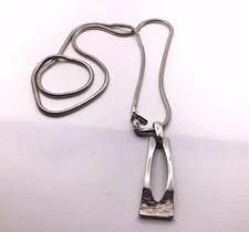 Monet Abstract Chunky Necklace Pendant