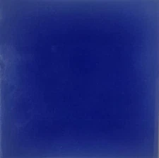 S#006) MEXICAN 4X4 TILES CERAMIC HAND MADE SPANISH STYLE COBALT BLUE