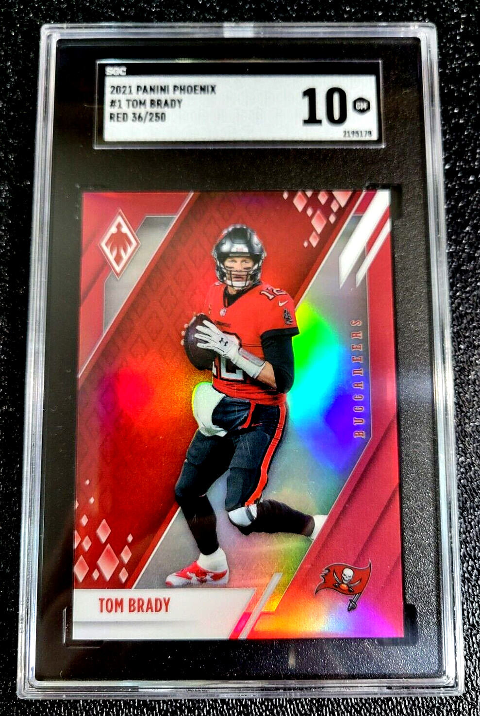 RED SP /99 SGC 10 GEM MINT 2019 TOM BRADY PANINI PHOENIX #1 G5798