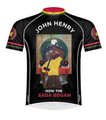 John Henry Shirt, John Henry Bike Shirt, John Henry Cycling Jersey - 2X-Large
