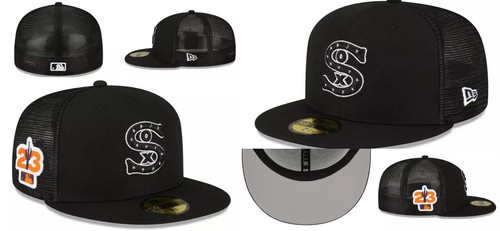 Chicago White Sox $46 New Era 2023 Spring Training 59FIFTY blk Fitted Hat 7 1/2