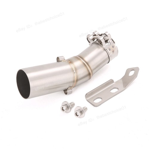 For Kawasaki Ninja 650R EX650 2006-2011 Motorcycle Mid Exhaust Link Pipe Slip On - Picture 3 of 8
