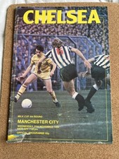 Chelsea v Manchester City Football League(Milk) Cup 4th Round Programme 21/11/84