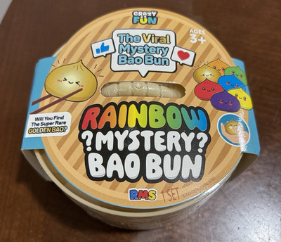 AUTHENTIC RMS Crazy Fun VIRAL Rainbow Mystery Bao Bun SEALED