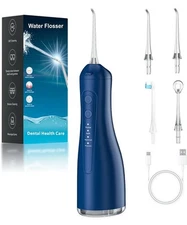 Water Dental Flosser for Teeth, 4 Modes Rechargeable Waterproof Electric