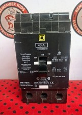 SQUARE D EGB34040 40 AMP 3 Pole Circuit Breaker SHIPS SAME DAY
