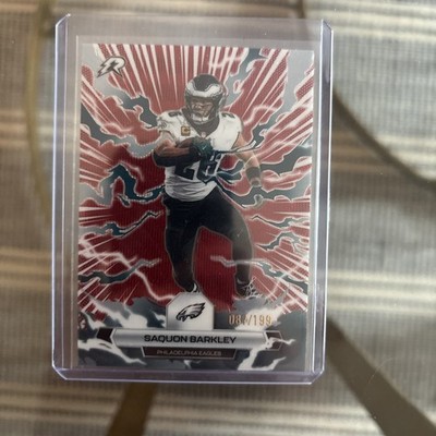 2025 Topps Resurgence Saquon Barkley Crimson Surge /199
