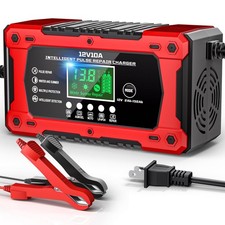 10A 12V Battery Charger for Car Fully Automatic Smart Trickle Charger Maint...