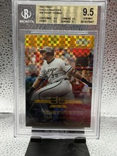 2003 TOPPS FINEST GOLD X-FRACTORS #38 FRANK THOMAS /199 BGS 9.5