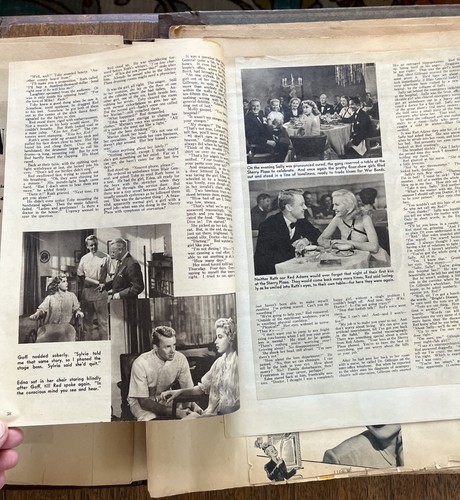 VAN JOHNSON album di ritagli, carta autografa, ritagli di giornale, star del cinema VINTAGE - Foto 17 di 24
