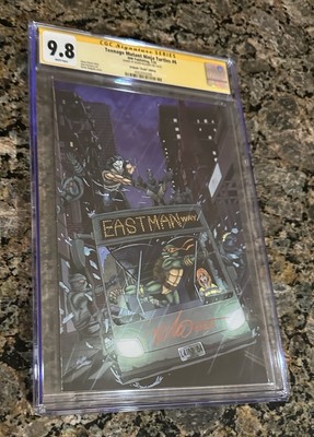 Teenage Mutant Ninja Turtles 6: CGC 9.8 Delgado Virgin - SS Kevin Delgado - 2025