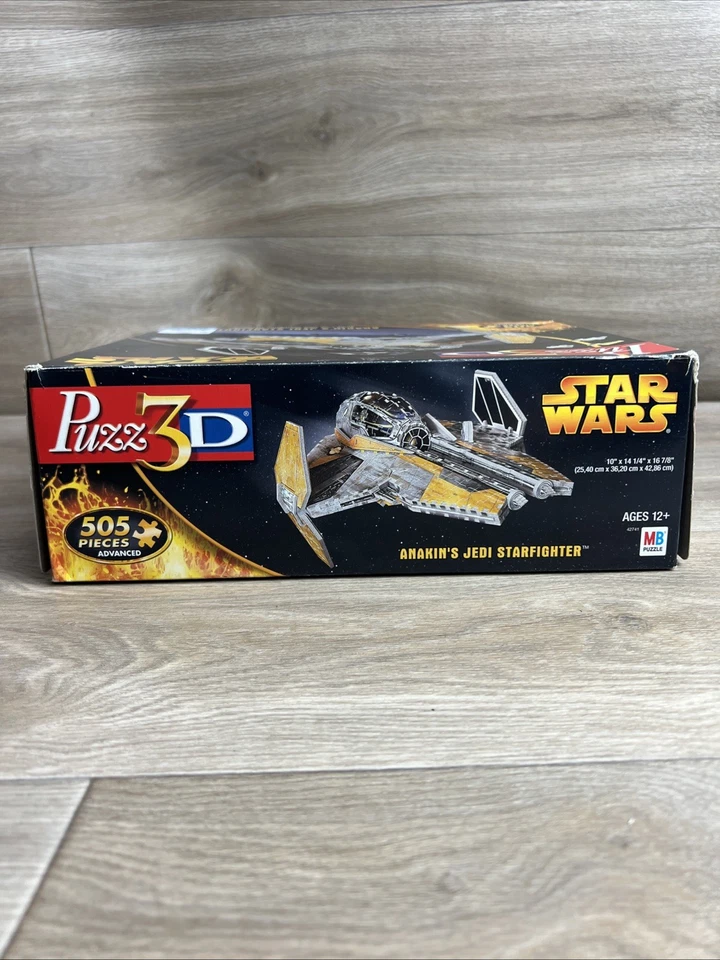 Star Wars Puzz 3D Anakin’s Jedi Starfighter 505 Piece Advanced Puzzle Complete - Image 2 of 4