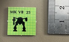 GW / MB Games 1980s Space Crusade Spares “ Mk 7 Dreadnought Blip Token “ (E)