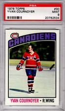 1976 Topps Yvan Cournoyer PSA 9 Mint # 30 Low Pop