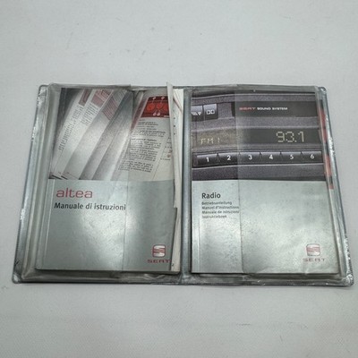 SEAT ALTEA 2004 ITALIAN ORIGINAL USE AND MAINTENANCE BOOKLET UM-365