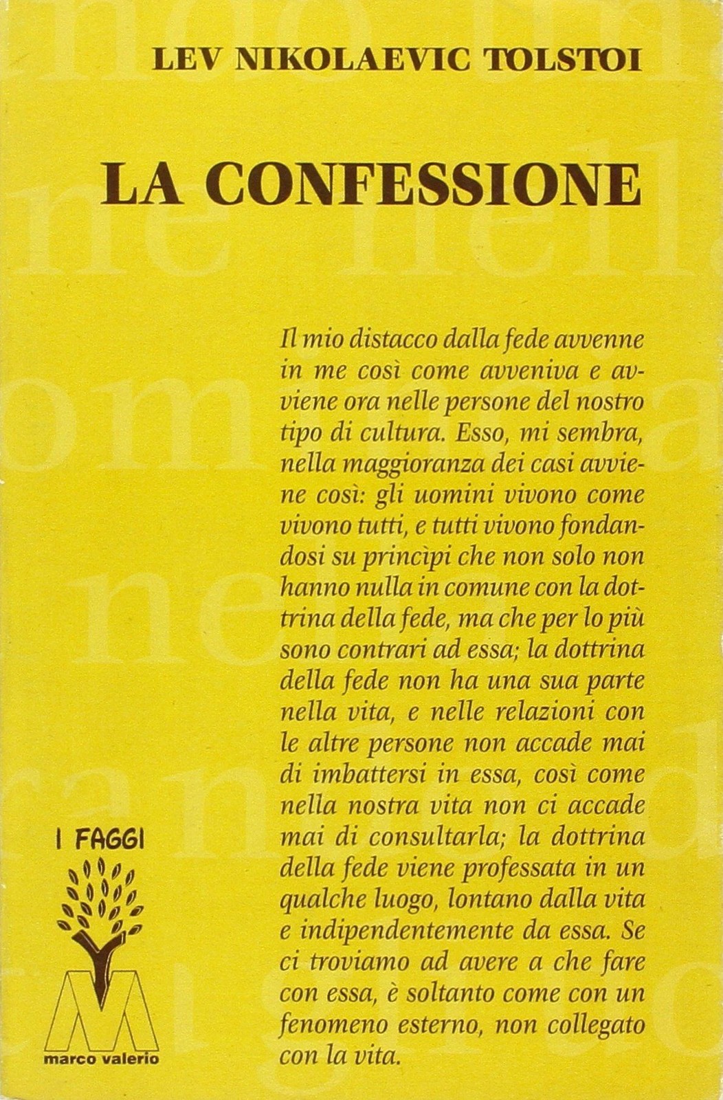 LIBRO LA CONFESSIONE - LEV TOLSTOI - Immagine 2