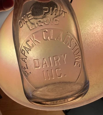 Peapack Gladstone NJ Milk Bottle Peapack Gladstone Dairy Inc Somerset County. - Image 1 of 4