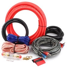 4 Gauge Car Amp Wiring Kit up to 3000W Car Amplifier Installation Wiring Help...