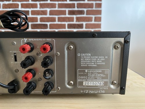 KENWOOD KR-710L Stereo Receiver Tout Marche Lire Description - Afbeelding 16 van 17