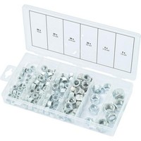 Ks Tools 970.0490 Sortiment Muttern, Selbstsichernd, Unf, 100-Tlg.