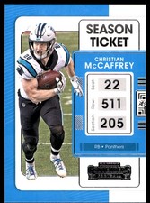 Christian McCaffrey 2021 Panini Contenders #15 Panthers NFL READ FREE SHIPPING