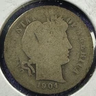 1904-S 25C Barber Dime, SEMI-KEY DATE! (89707)