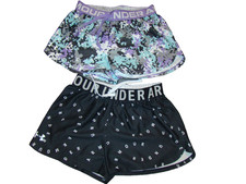 Lot 2 UNDER ARMOUR Girls Size YMD M Loose Heatgear Shorts