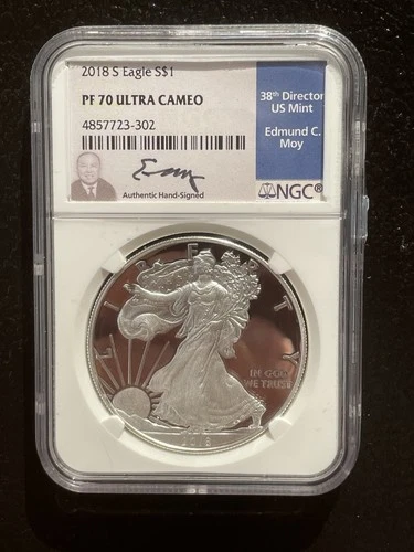 2018-S American Silver Eagle — photo from another recent sale