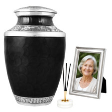 Cleentable Handcrafted Metal Urn For Ashes Adult Male Female - Cremation Urns