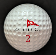 vtg - OAK HILLS COUNTRY CLUB cc - Logo golf ball
