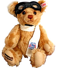 Steiff Teddy Bear Limited Edition 2003 Orville Wright Pilot Aviator 667022 13"