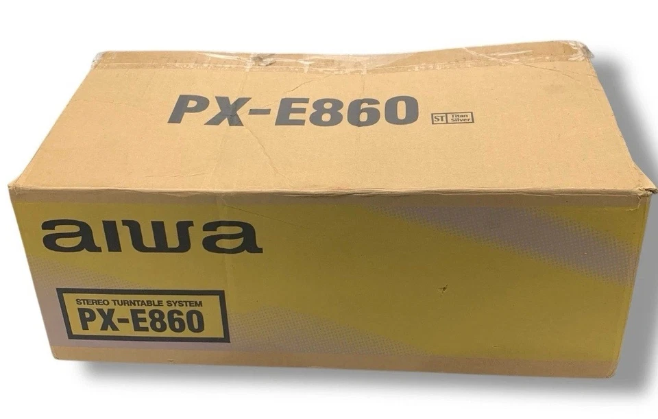 Aiwa Stereo Full Automatic Turntable System PX-E860- 1999 Vinyl Record Player  - Image 3 of 4