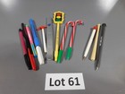 Vntg 25 misc Pens and Pencils and 4 sharpeners Light-up,Golf,Ski,Pig, ect Lot 63 — photo 9
