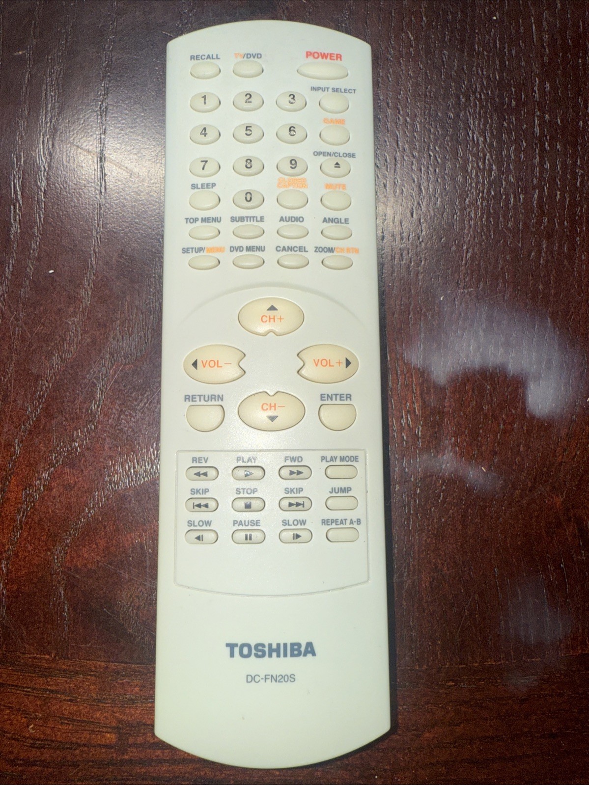 Control White Mpn Dc-fn20s Universal Tv Controller
