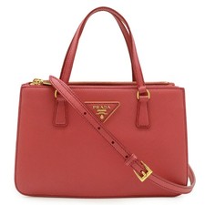 Prada Galleria Saffiano 2Way Bag Women Pink One Size 675909