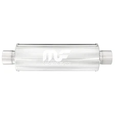 (2) MagnaFlow 10416 Muffler 2.50" Inlet/2.50" Outlet Stainless Steel Natural