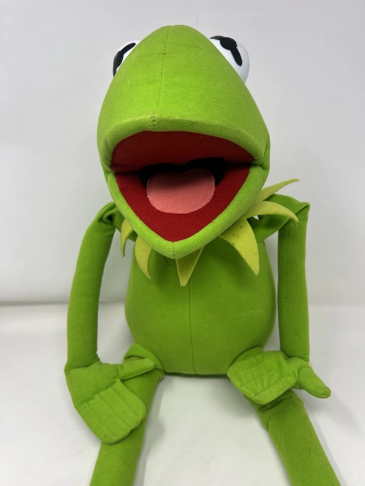 Vintage 25 Zoll lebensgroße Kermit der Frosch Plüsch-Muppets groß Super Jumbo groß Mega - Bild 4 von 4