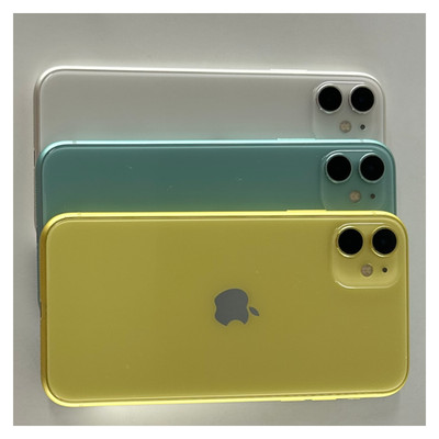 Apple iPhone 11 - Unlocked / AT&T / Verizon - 128/64GB White/Yellow/Green