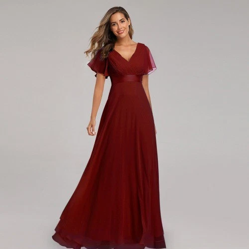 green emerald velvet dress Women Elegant Royal Blue Shining Long Evening Dress Slit Formal Prom Party  Gowns Chic Maxi Dresses Burgundy S : Amazon.co.uk: Fashion main image 0