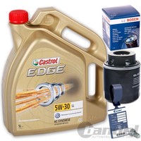F026407183 Bosch ÖLfilter+Castrol 5W30 1.2+1.4 Tsi Tfsi FüR Vw Skoda Seat Audi