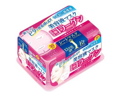 Kose Essence Gesichtsmaske mit Collagen   30 Masken