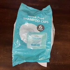 6 Pack Nurture Valley Shampoo Cap and Conditions Rinse Free No Water Required