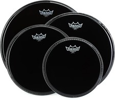 Remo Ambassador 4-pc Tom Pack - 10"/12"/14"/16" - Ebony