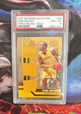 2007-08 Bowman Elevation - Elevation Relics Triple Jersey Kobe Bryant Gold /5