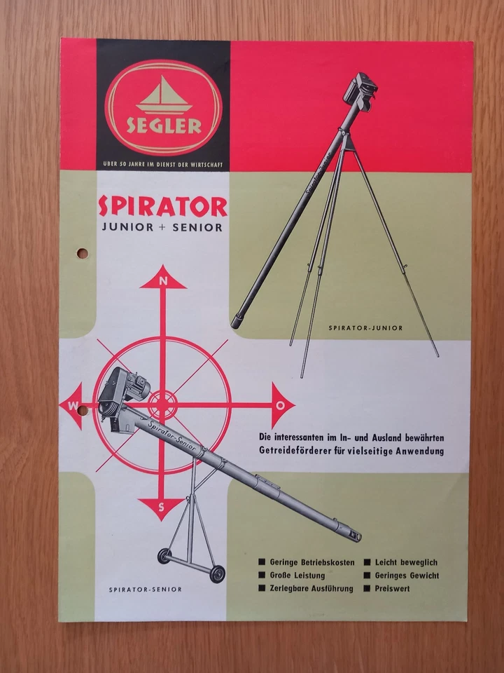 Fa. SEGLER - Original Prospekt - Bild 1 von 1