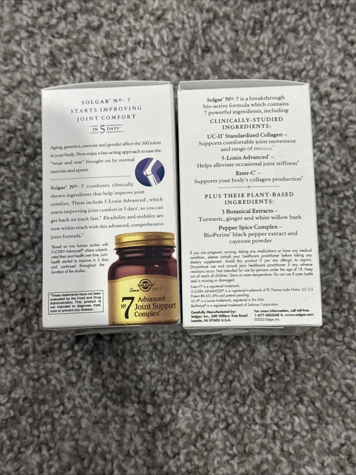 2X Solgar Nº Cápsula vegetal Join Support 7 - 90 unidades Foto 2 de 3