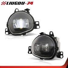 Front Bumper Fog Lights Left and Right Side W/ Bulbs Fit For Volvo C40 2020-2024