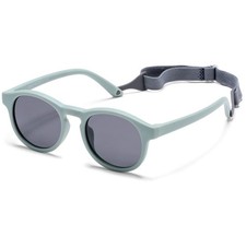 HJSTES Polarized Baby Sunglasses for Toddler Boys Girls, TPEE MM, B01 Blue