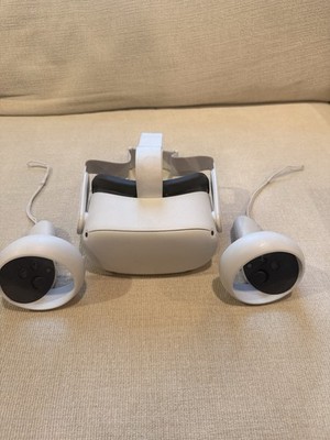 Oculus Quest 2 Virtual Reality Headset 128GB White Includes Controllers - Tested